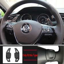 Xiyu Shop Siyah Stil Volkswagen Golf 7 Için Shift Paddle Alltrack Mk7 Passat B8 Vw Varyant Tiguan Jetta Mk6 Araba Direksiyon Dsg Shifter Uzatma (Yurt Dışından)