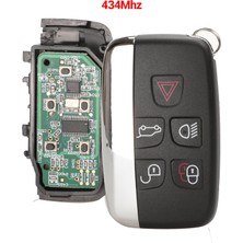 Xiyu Shop 434MHZ Bıçak Stili Yok Jingyuqin Mhz Araba Uzaktan Akıllı Anahtar Fob Land Rover Discovery 4 Için Jaguar Freelander Range Rover Sport Evoque Nologo (Yurt Dışından)