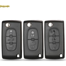 Xiyu Shop 4b CE0523 Va2 Stili Peugeot Için Peugeot Citroeasso Için Jingyuqin Flip Uzaktan Araba Anahtarlık Kabuk (Yurt Dışından)