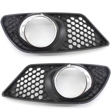 Xiyu Shop Çift ​​tarzı 1 Çift Ön Tampon Kapak Grille Mercedes Benz C-Class W204 Sis Işık Lambası Grill Çerçeve Çerçeve Oto Aksesuarları (Yurt Dışından)