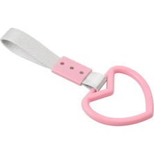 Xiyu Shop H Tarzı Yeni Pembe Araba Iç Çekme Halkası Metro Tren Otobüs Kolu Askı Charm Sürüklenme Tsurıkawa Yüzük Araba Arka Tampon Uyarı Döngüsü (Yurt Dışından)