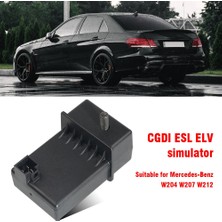 Xiyu Shop Siyah Stil Orijinal Cgdı Esl Elv Emulator Simülatörü Mercedes Için Benz W204 W207 W212 Vvdı MB Bga Cgdı MB Araba Aksesuarları ile Çalışmak (Yurt Dışından)