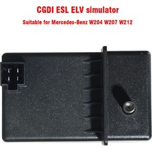 Xiyu Shop Siyah Stil Orijinal Cgdı Esl Elv Emulator Simülatörü Mercedes Için Benz W204 W207 W212 Vvdı MB Bga Cgdı MB Araba Aksesuarları ile Çalışmak (Yurt Dışından)