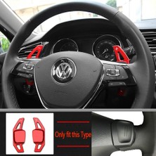 Xiyu Shop Kırmızı Stil Volkswagen Golf 7 Için Shift Paddle Alltrack Mk7 Passat B8 Vw Varyant Tiguan Jetta Mk6 Araba Direksiyon Dsg Shifter Uzatma (Yurt Dışından)