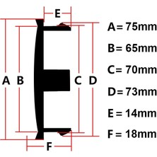 Xiyu Shop Siyah Stil 4pcslot Boş Hiçbir Logo Tekerlek Kapağı Mercedes-Benz Tekerlek Merkezi Kapakları Hub Caps Fit Amblem Sticker Siyah Gümüş (Yurt Dışından)