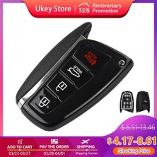 Xiyu Shop Anahtar Bıçak Stili ile 4b Okeytech Yedek Oto Anahtar Kabuk 4 Düğmeler Hyundai Geneanta Fe Equus Azera Uzaktan Kumanda Parçaları Için Fit (Yurt Dışından)