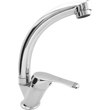 Nuss Kuğu Lavabo Bataryası - Aç Kapa 40 Lık Kartuş, Krom