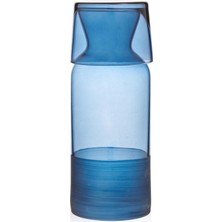 Rakle Matte Bardaklı Sürahi - Mavi - 700 ml