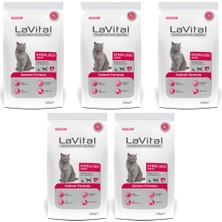 La Vital Somonlu Premium Kısır Kedi Maması 1.5 kg 5'li Paket