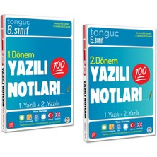 Tonguç Akademi 6. Sınıf Yazılı Notları Set - 2 Kitap - 1 ve 2 Dönem Yazılı Bilgileri İçerir