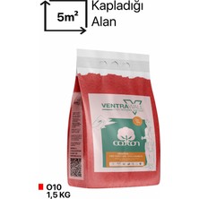 Ventrawall - Ipek Sıva | Canlı Sıva | Isı Ve Ses Yalıtımlı Sıva | %100 Pamuk | Mercan Rengi |O10-1.5 Kg |5m²