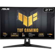 Asus Tuf Gamıng VG27AQA1A 27 Inç Wqhd 170 Hz 1ms Va Freesync Premium Gaming Monitör