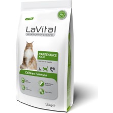 La Vital Tavuklu Maintenance Premium Yetişkin Kedi Maması 1.5 kg 4'lü Paket