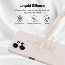 Eabhulie Xiaomi Redmi Note 12 4g Için Ince Yumuşak Likit Silikon Tampon Telefon Kılıfı - Beyaz (Yurt Dışından)