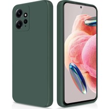 Eabhulie Xiaomi Redmi Note 12 4g Için Ince Yumuşak Likit Silikon Tampon Telefon Kılıfı - Gece Yeşili (Yurt Dışından)