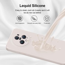 Eabhulie Honor Magic5 Pro Için Ince Yumuşak Likit Silikon Tampon Telefon Kılıfı - Beyaz (Yurt Dışından)