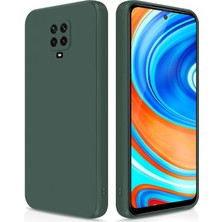 Eabhulie Xiaomi Redmi Note 9 Pro /note 9 Pro Max /note 9s Için Ince Yumuşak Likit Silikon Tampon Telefon Kılıfı - Gece Yeşili (Yurt Dışından)