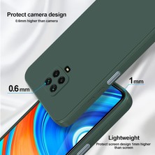 Eabhulie Xiaomi Redmi Note 9 Pro /note 9 Pro Max /note 9s Için Ince Yumuşak Likit Silikon Tampon Telefon Kılıfı - Gece Yeşili (Yurt Dışından)