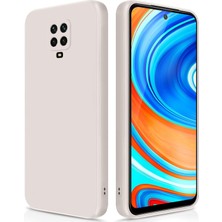 Eabhulie Xiaomi Redmi Note 9 Pro /note 9 Pro Max /note 9s Için Ince Yumuşak Likit Silikon Tampon Telefon Kılıfı - Beyaz (Yurt Dışından)