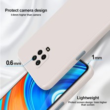 Eabhulie Xiaomi Redmi Note 9 Pro /note 9 Pro Max /note 9s Için Ince Yumuşak Likit Silikon Tampon Telefon Kılıfı - Beyaz (Yurt Dışından)