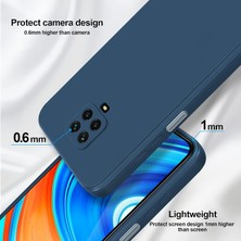 Eabhulie Xiaomi Redmi Note 9 Pro /note 9 Pro Max /note 9s Için Ince Yumuşak Likit Silikon Tampon Telefon Kılıfı - Mavi (Yurt Dışından)