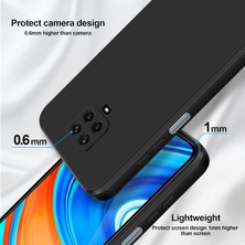 Eabhulie Xiaomi Redmi Note 9 Pro /note 9 Pro Max /note 9s Için Ince Yumuşak Likit Silikon Tampon Telefon Kılıfı - Siyah (Yurt Dışından)