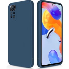 Eabhulie Xiaomi Redmi Note 11 Pro 5g/4g Için Ince Yumuşak Likit Silikon Tampon Telefon Kılıfı - Mavi (Yurt Dışından)