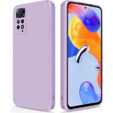 Eabhulie Xiaomi Redmi Note 11 Pro 5g/4g Için Ince Yumuşak Likit Silikon Tampon Telefon Kılıfı - Mor (Yurt Dışından)