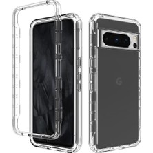 Eabhulie Google Pixel 8 Pro Için Hibrit Bumper Tam Koruma Telefon Kılıfı - Clear (Yurt Dışından)