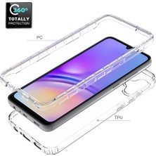 Eabhulie Samsung Galaxy A05 Için Hibrit Bumper Tam Koruma Telefon Kılıfı - Clear (Yurt Dışından)