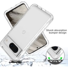 Eabhulie Google Pixel 8 Için Hibrit Bumper Tam Koruma Telefon Kılıfı - Clear (Yurt Dışından)