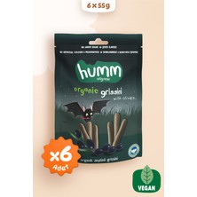 Humm Organic - Organik Vegan Zeytinli Grissini Atıştırmalık Paketi - 6 Adet