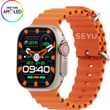 Seyu Watch Watch Ultra 2 Wear Plus Amoled Akıllı Saat Tüm Telefonlara Uyumlu