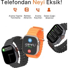 Seyu Watch Watch Ultra 2 Wear Plus Amoled Akıllı Saat Tüm Telefonlara Uyumlu