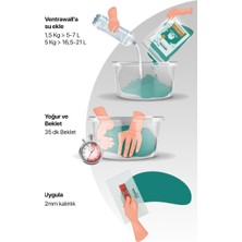 Ventrawall - Isı Ve Ses Yalıtımlı Sürülen Duvar Kağıdı | Kendinden Yapışkanlı | Sarı  | Y03-1,5 Kg | 5m²
