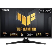 Asus Tuf Gaming VG32AQA1A 32 Inç 170Hz 1ms Qhd Adaptive Sync Va Gaming Monitör