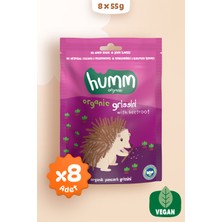 Humm Organic - Organik Vegan Pancarlı Grissini Atıştırmalık Paketi - 8 Adet