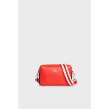 Tommy Hilfiger Logolu Çıkarılabilir Omuz Askılı Fermuarlı Çanta Bayan Çanta AW0AW15707 Xnd