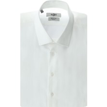 Kiğılı Uzun Kol Slim Fit Dar Kesim Klasik Nano Care Su İtici Leke Tutmaz 4 Mevsim Pamuk Gömlek