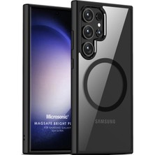 Microsonic Samsung Galaxy S24 Ultra Kılıf Magsafe Bright Planet Siyah