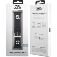 Karl Lagerfeld Watch 40MM Uyumlu Kordon Orjinal Lisanslı Ikonik Karl & Choupette Logolu Strap Kayış