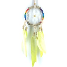 Tedz Collection Mordino Hasır Sarı 6 cm Dream Catcher Düş Kapanı