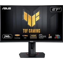 Asus Tuf Gaming VG27VQM  27" 240HZ 1ms(mprt) ( Dp HDMI 2xusb 3.2 Gen 1 Type-A ) Elmb Sync + Freesync Premium 1920X1080 Va Kavisli Gaming Monitör