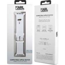 Karl Lagerfeld Watch 44MM Uyumlu Kordon Orjinal Lisanslı Ikonik Karl Head Logolu Strap Kayış