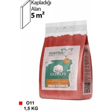 Ventrawall - Isı Ve Ses Yalıtımlı Sürülen Duvar Kağıdı | Mineral Taşlı Mercan Rengi | O11-1,5 Kg |5m²