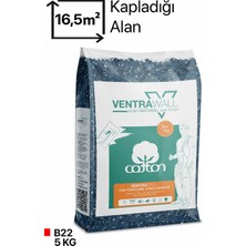 Ventrawall - Isı Ve Ses Yalıtımlı Sürülen Duvar Kağıdı | Kendinden Yapışkanlı | Mavi |b22- 1.5 Kg |5m²