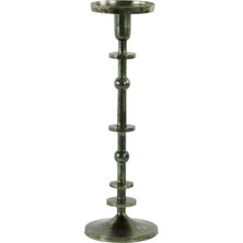 Laromita Decoration Yaıra Metal Şamdan - Yeşil / M