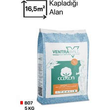 Ventrawall - Isı Ve Ses Yalıtımlı Sürülen Duvar Kağıdı | Kendinden Yapışkanlı|Mavi | B07 - 5 kg| 16,5m²