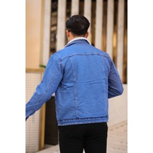 Serseri Jeans Erkek Kürklü Kot Ceket Içi Kürklü Kot Ceket