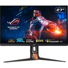 ASUS Rog Swift PG27AQN 27 inç 360Hz 1ms 2K WQHD G-Sync Fast IPS Gaming Monitör